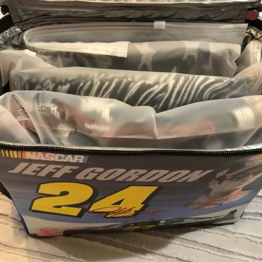 🔵 NWT COMBO - 3 Items - Jeff Gordon #24 NASCAR - Cooler + Throw + Tote - ALL NEW